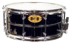 Black Chroem Brass Snare
