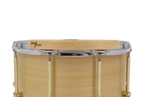 X-Click Natural Satin Snare Front